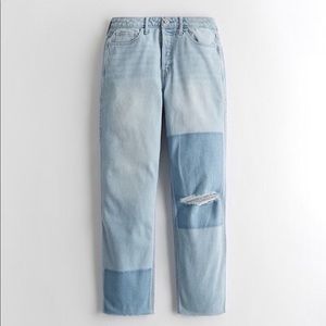 Hollister Ultra High-Rise Crop Vintage Straight Jeans